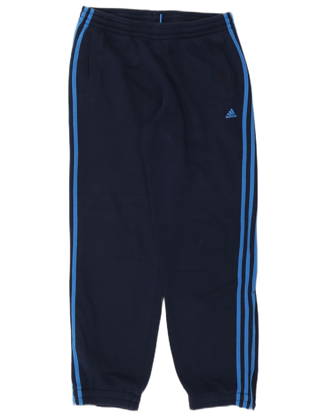 Ανδρική φόρμα ADIDAS Παντελόνι Joggers UK 42/44 Large Navy Blue από βαμβάκι