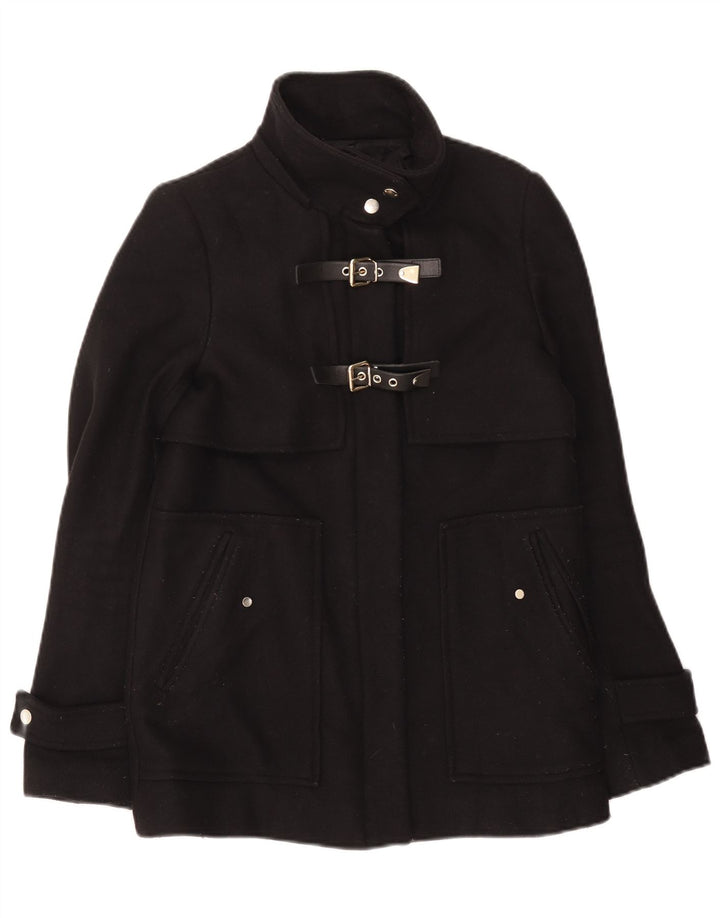 Zara Γυναικείο Πανωφόρι UK 10 Small Black Polyester