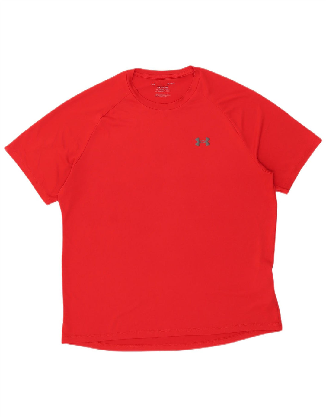Under Armour Ανδρικό T-Shirt Top μεγάλο κόκκινο πολυεστερικό αθλητικό