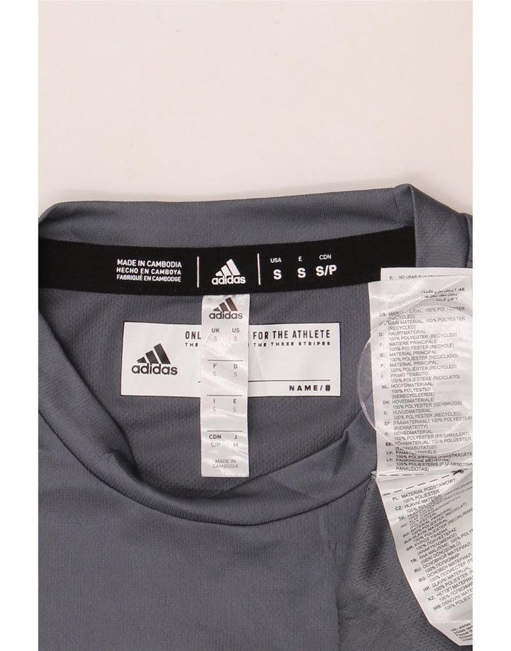 Ανδρικό γραφικό μπλουζάκι ADIDAS Longwood Top Small Grey Polyester