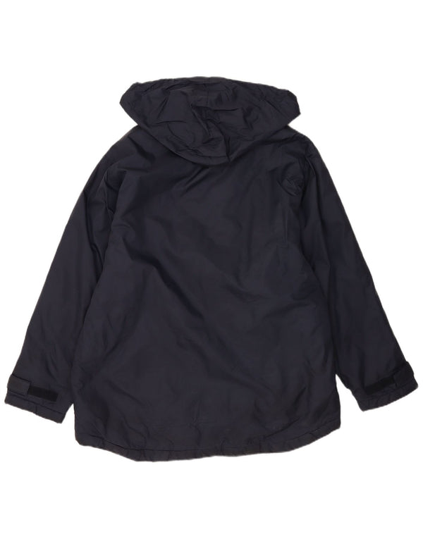Ανδρικό μπουφάν με κουκούλα Reebok UK 40 Large Navy Blue Nylon