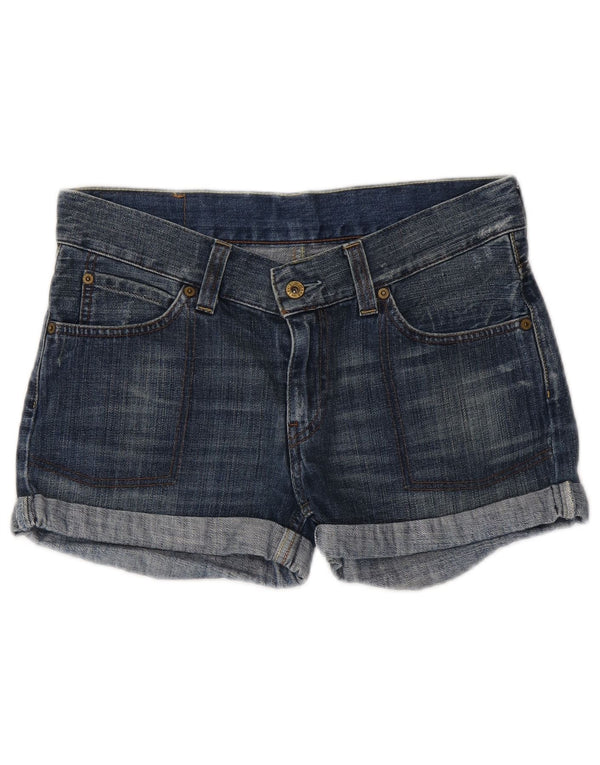 Levi's Womens 607 Denim Shorts UK 12 Medium W28 Blue Cotton