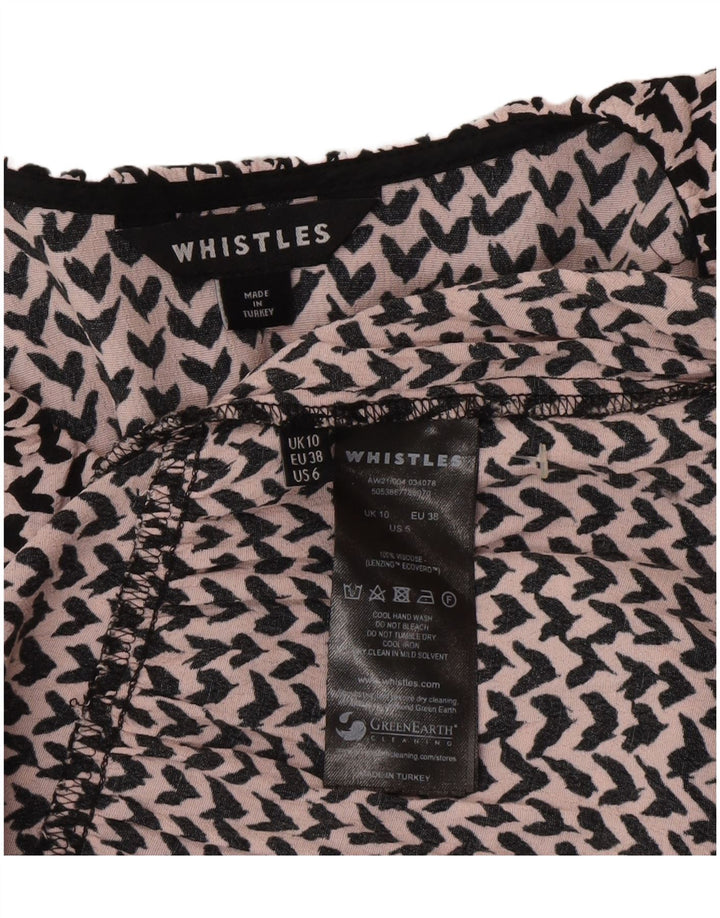 Γυναικείο μάξι φόρεμα Whisper Abstract Pattern UK 10 Small Pink Viscose