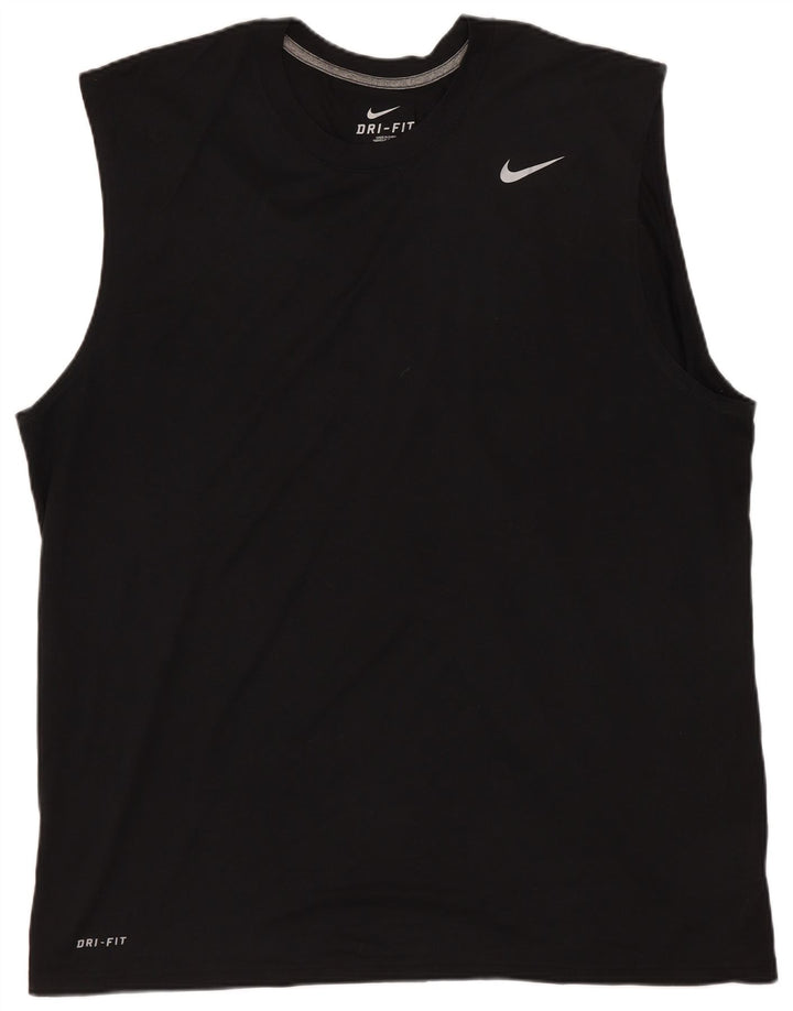 Ανδρικό φανελάκι Nike Dri Fit XL Μαύρο πολυεστέρα