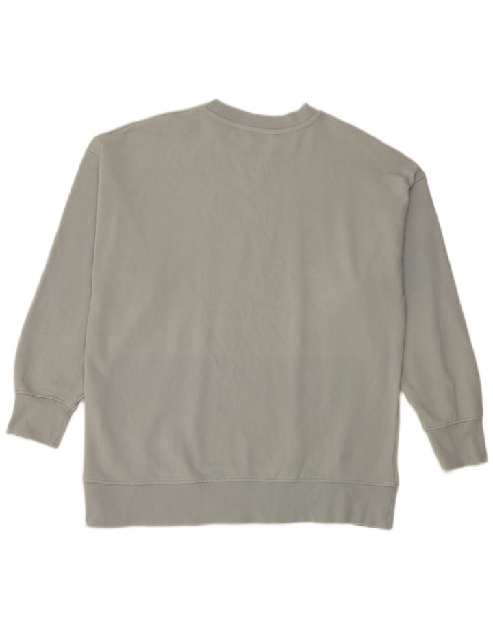 Zara Γυναικείο Φούτερ μεγάλου μεγέθους Jumper UK 10 Small Grey Cotton