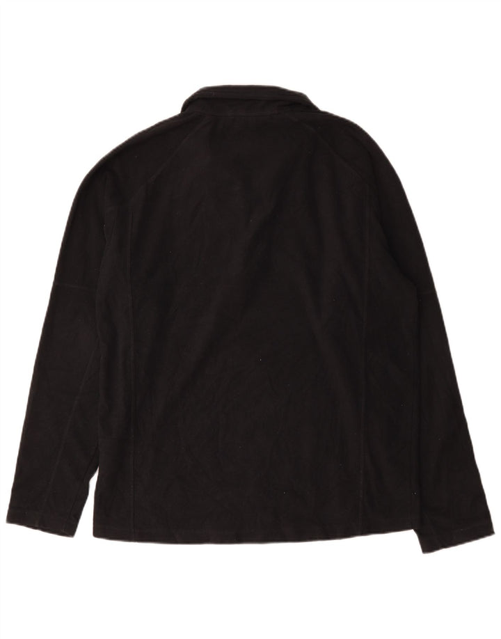Berghaus Ανδρικό φερμουάρ με λαιμόκοψη από φλις, μεσαίο μαύρο πολυεστέρα