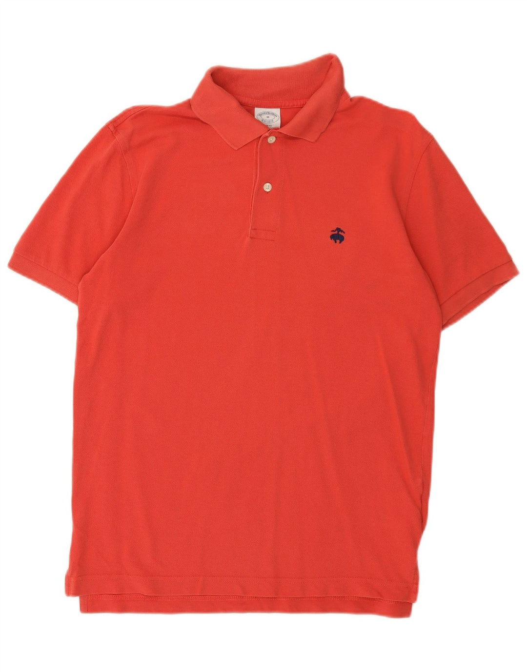 BROOKS BROTHERS Ανδρικό πουκάμισο Polo Slim Fit Μεσαίο κόκκινο βαμβακερό