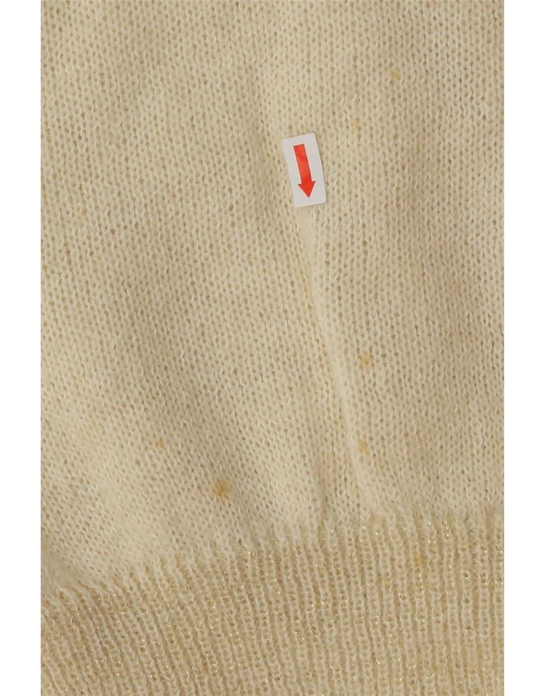 VINTAGE Womens Cardigan Sweater UK 14 Medium Beige Vintage Vintage and Second-Hand Vintage from Messina Hembry 
