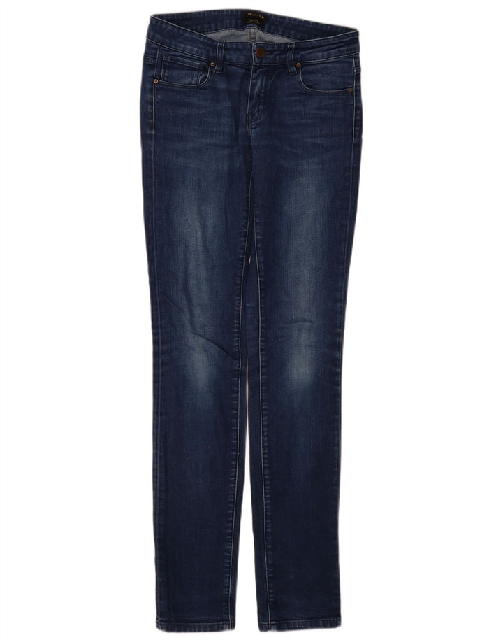 Massimo Dutti Γυναικείο Slim Jeans EU 36 XS W26 L32 Navy Blue