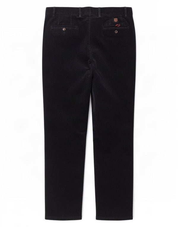 Marks & Spencer Mens Blue Harbour Straight Corduroy Παντελόνι W36 L31 Navy