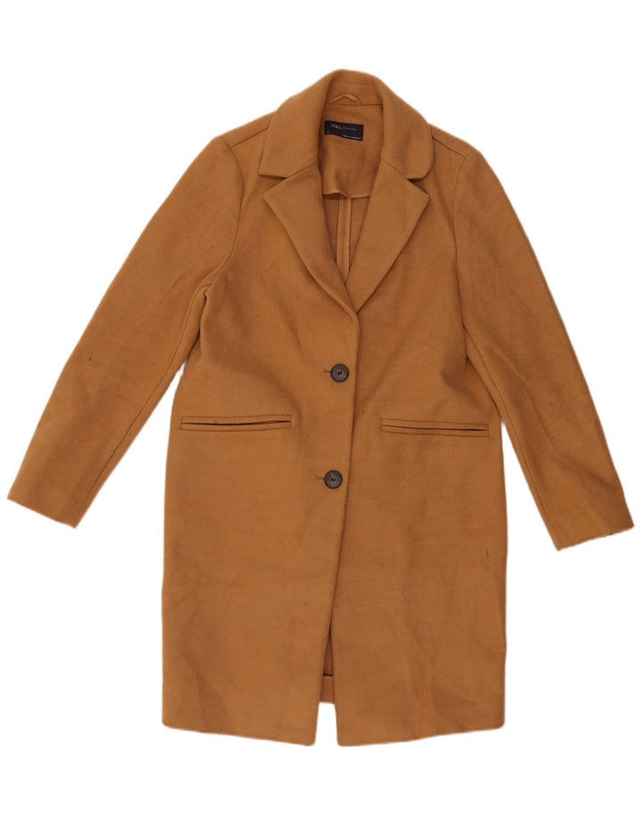 Marks & Spencer Γυναικείο Πανωφόρι UK 10 Small Beige Polyester