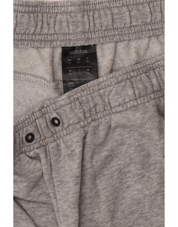 Ανδρικό αθλητικό σορτς Adidas 2XL γκρι βαμβακερό