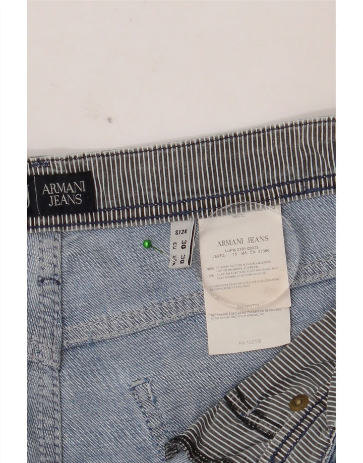 ARMANI Γυναικείο Slim Jeans W30 L35 Μπλε Βαμβακερό