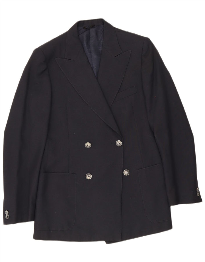 Vintage Ανδρικό Διπλό Μπουφάν Blazer IT 48 Medium Navy Blue
