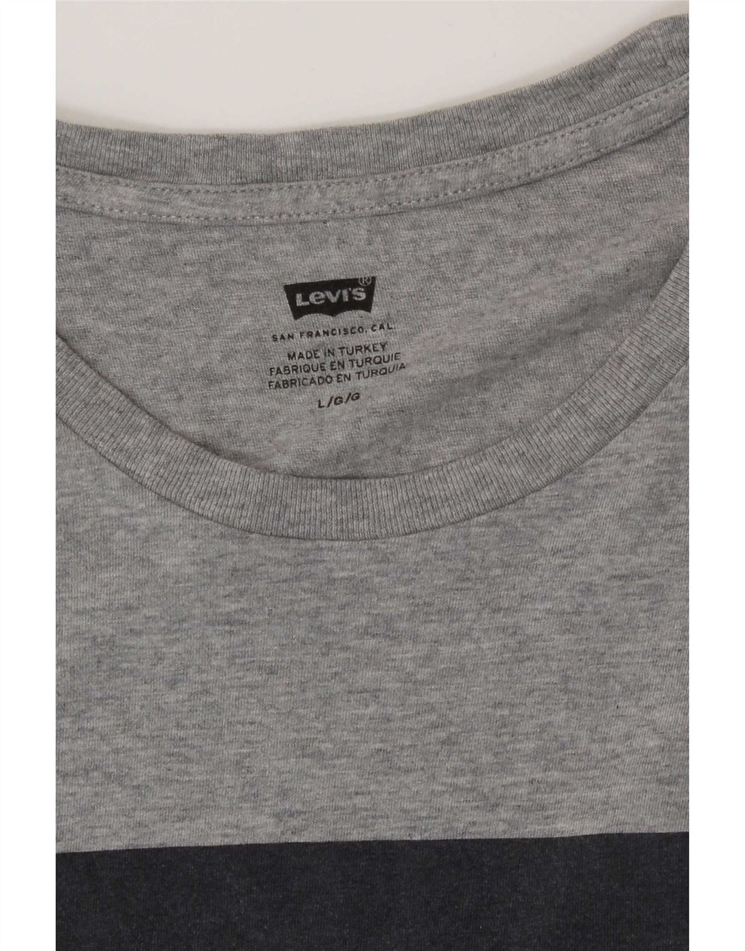 Ανδρικό γραφικό T-Shirt Levi's Top Large Grey
