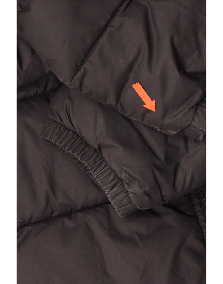 Το North Face γυναικείο μπουφάν με κουκούλα UK 18 XL μαύρο πολυεστέρα