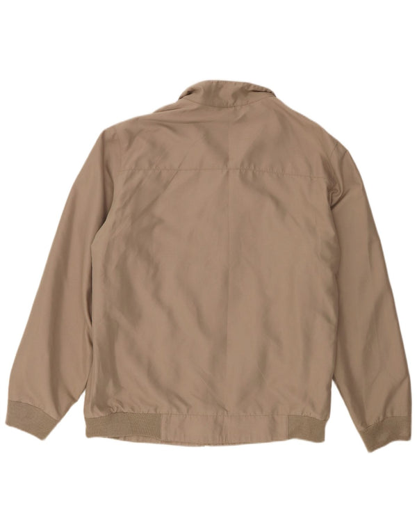 Vintage Ανδρικό Bomber Jacket UK 40 Large Beige Polyester