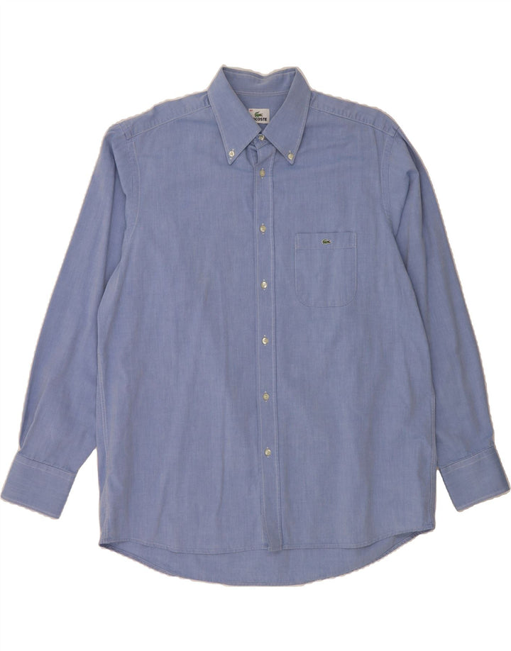 LACOSTE Mens Shirt Size 44 XL Blue Cotton Vintage Lacoste and Second-Hand Lacoste from Messina Hembry 