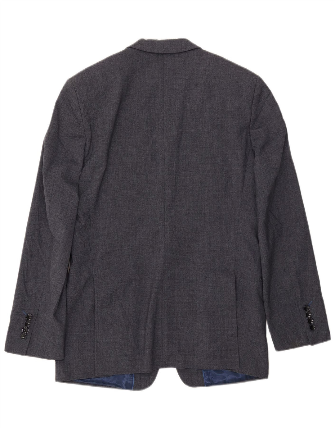 Marks & Spencer Ανδρικό σακάκι σακάκι 1 κουμπιού UK 38 Medium Blue Wool