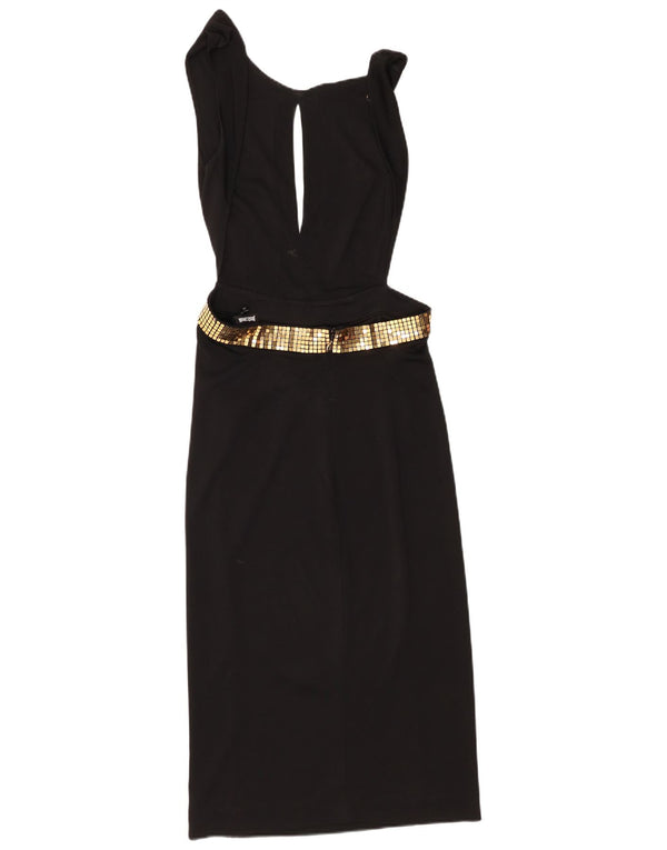 Αμάνικο Bodycon φόρεμα Just Cavalli Cut Out IT 44 Medium Black