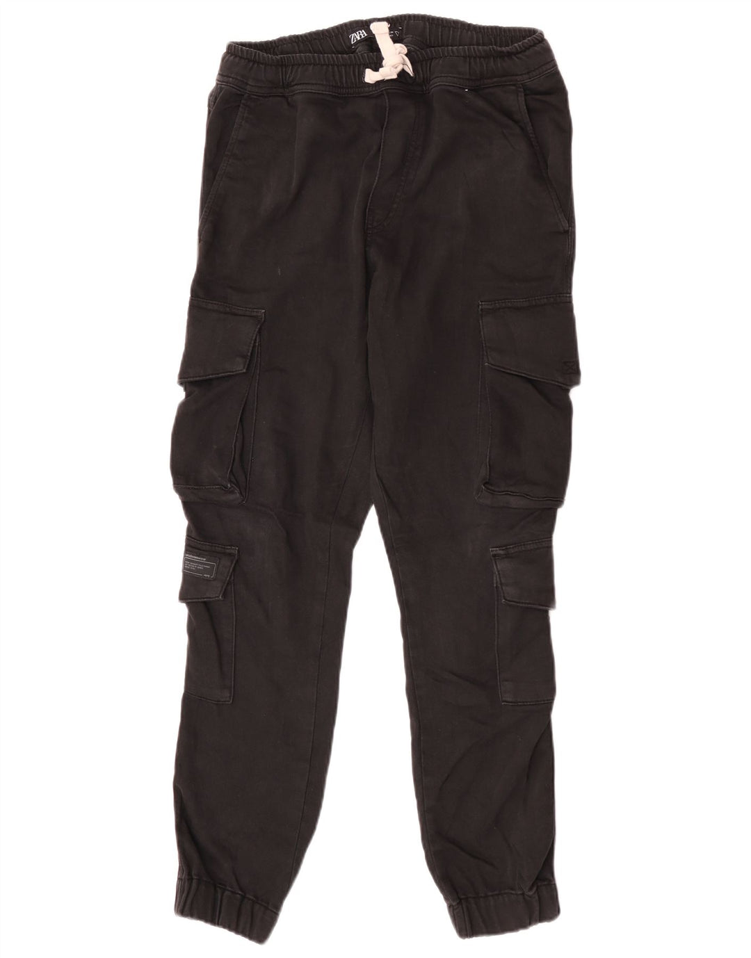 Zara Ανδρικό παντελόνι Joggers Cargo Medium W31 L28 Μαύρο