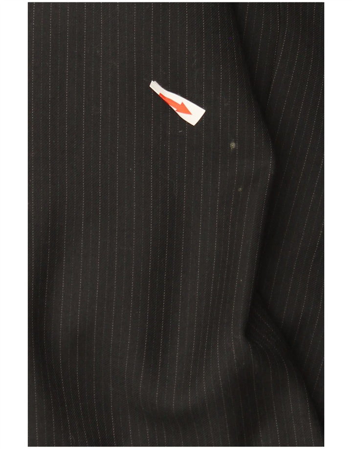 Dockers Ανδρικό σακάκι 2 κουμπιών IT 50 Μαύρο ριγέ μαλλί