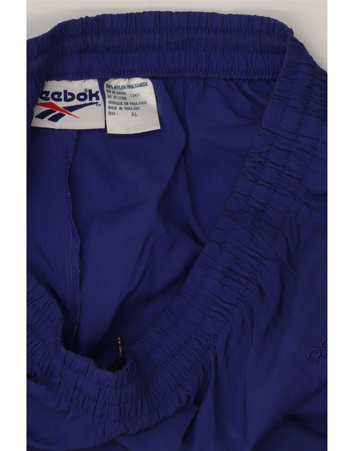 Ανδρική φόρμα REEBOK Παντελόνι Joggers XL Purple Polyester