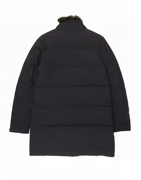 Woolrich Ανδρικό παλτό με επένδυση UK 38 Medium Navy Blue Polyester