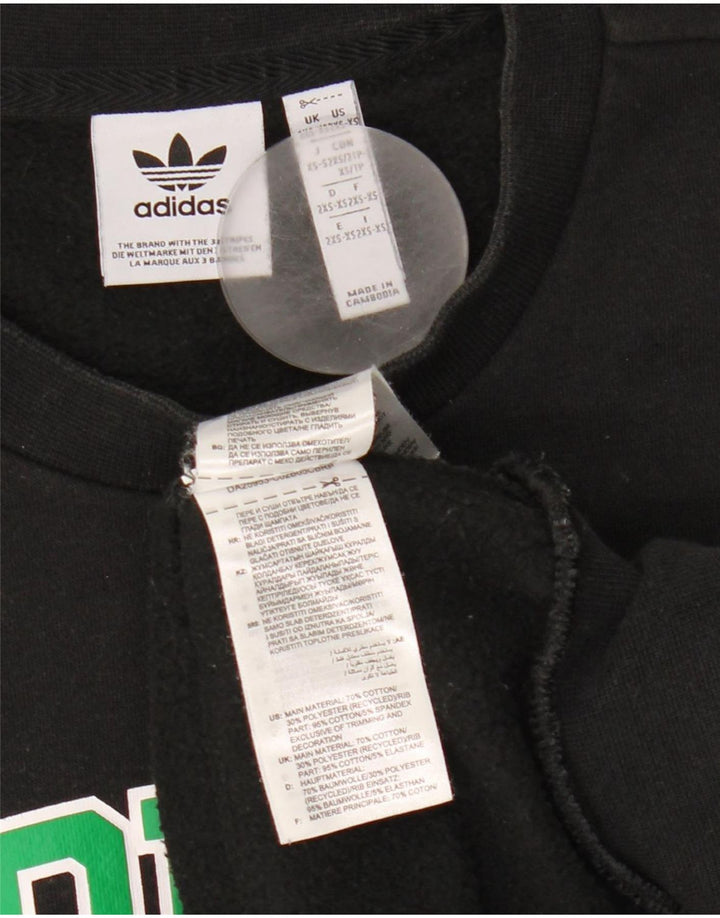 Ανδρικό Φούτερ Adidas Graphic Oversized Jumper 2XS Μαύρο βαμβακερό