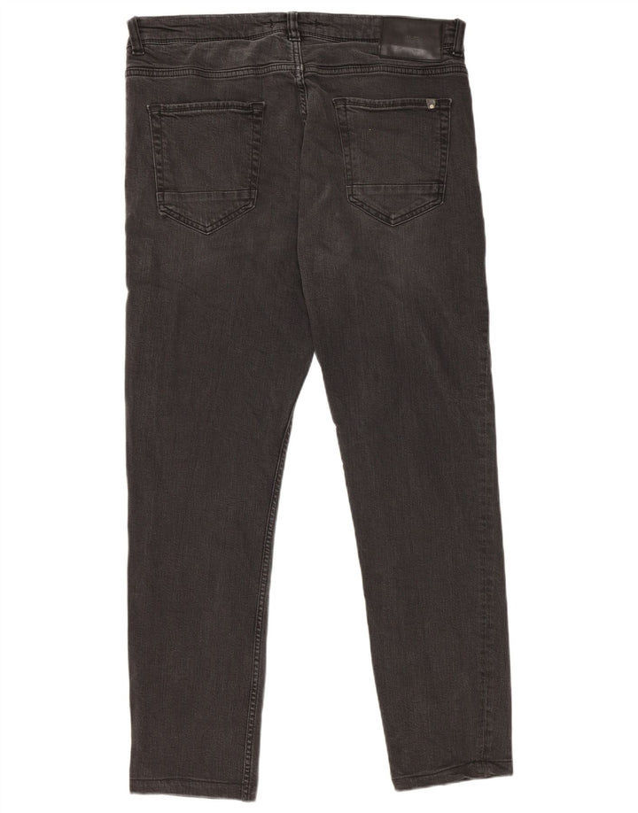 Zara Ανδρικό Slim Jeans EU 46 XL W36 L30 Μαύρο