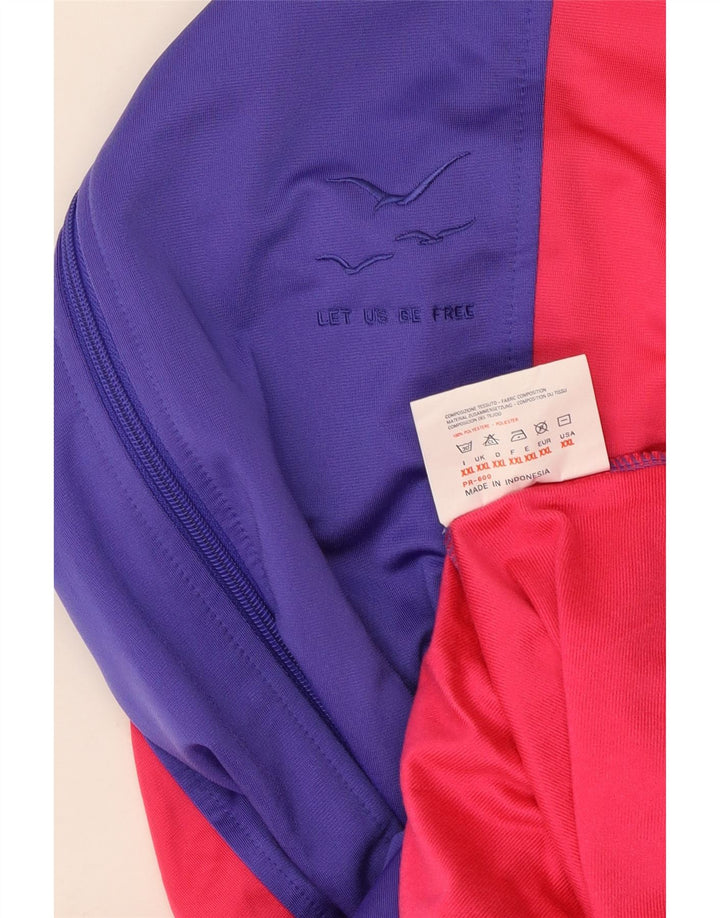 Ανδρική φόρμα Vintage Top Jacket 2XL Red Colourblock Polyester