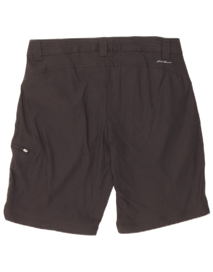 Γυναικείο σορτς πεζοπορίας Eddie Bauer US 8 Medium W30 μαύρο νάιλον