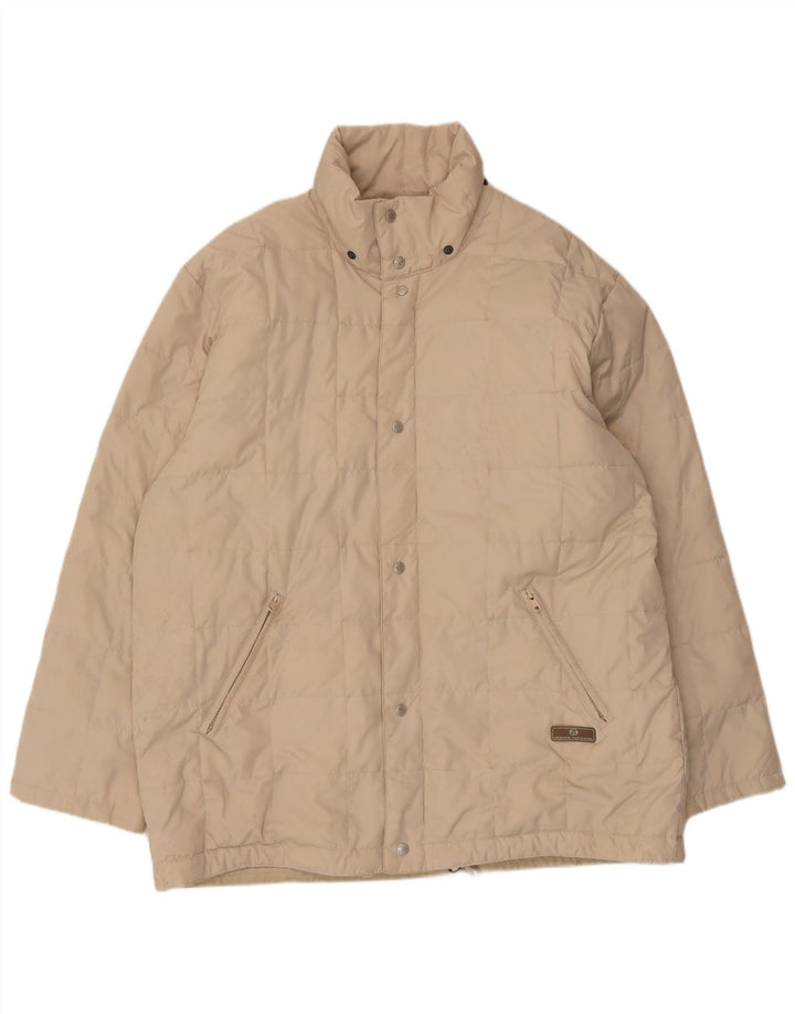 Sergio Tacchini Ανδρικό μπουφάν UK 40 Large Beige Polyester