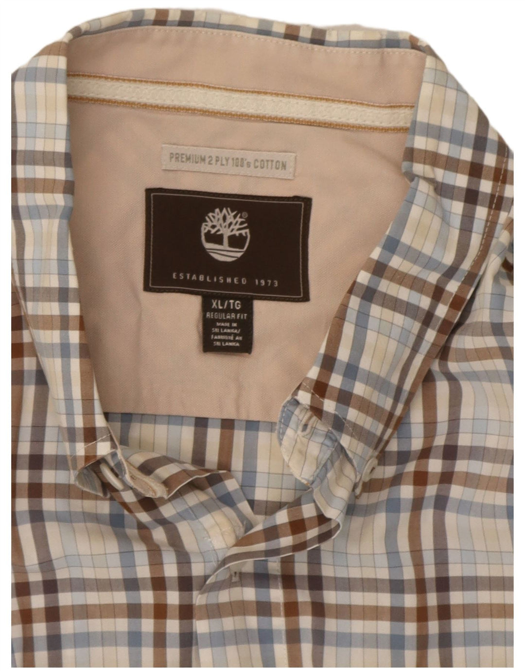 Ανδρικό πουκάμισο Timberland Regular Fit XL Πολύχρωμο Check