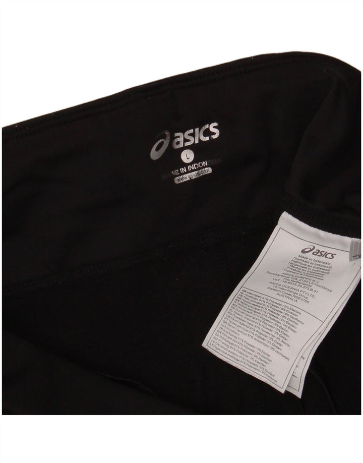 Γυναικεία κολάν Asics UK 14 Large Black Polyester Sports