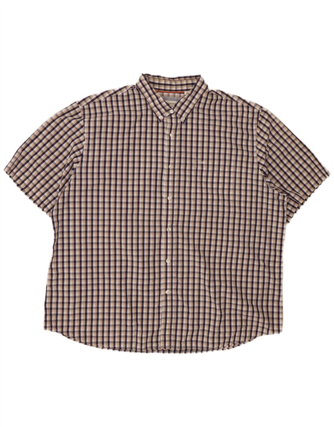 DOCKERS Ανδρικό κοντομάνικο πουκάμισο 2XL πολύχρωμο βαμβακερό