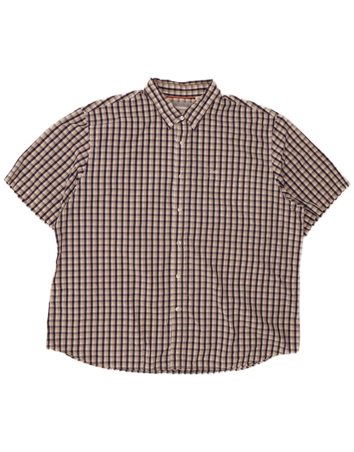 DOCKERS Ανδρικό κοντομάνικο πουκάμισο 2XL πολύχρωμο βαμβακερό