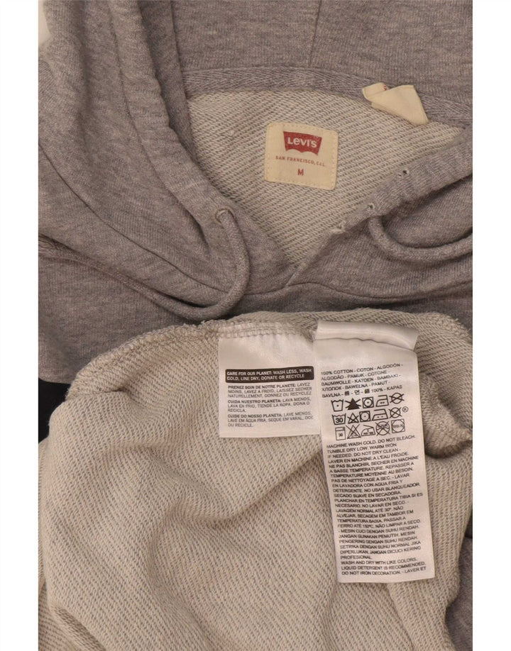 Ανδρικό γραφικό κουκούλα Levi's, μεσαίο γκρι βαμβακερό