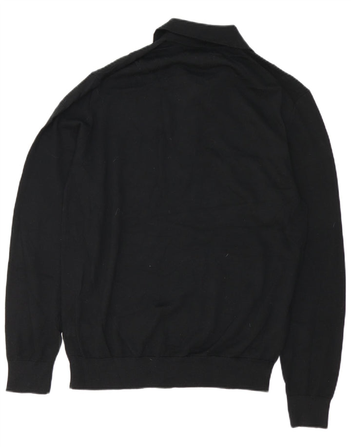 Ανδρικό πουλόβερ Marks & Spencer Autograph Polo Neck Jumper Μεσαίο μαύρο