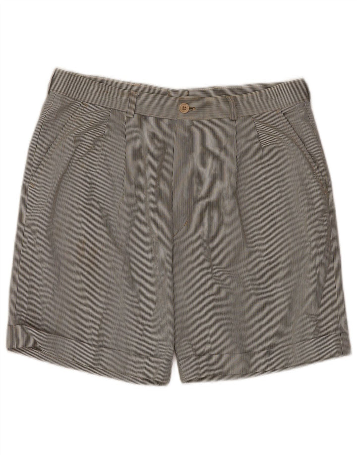 VINTAGE Ανδρικό σορτς Chino IT 52 XL W34 Πολύχρωμο Pinstripe