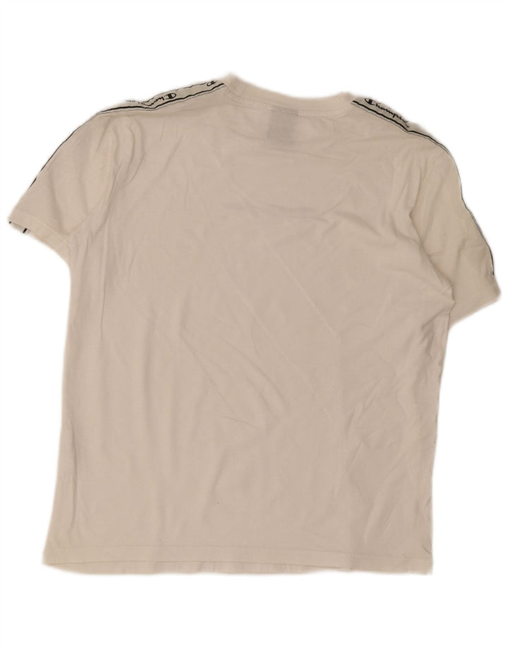 Ανδρικό γραφικό T-Shirt Champion Top Small White Colourblock