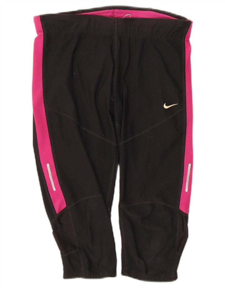 Γυναικεία κολάν Nike Capri UK 8 Small Black Colourblock Polyester