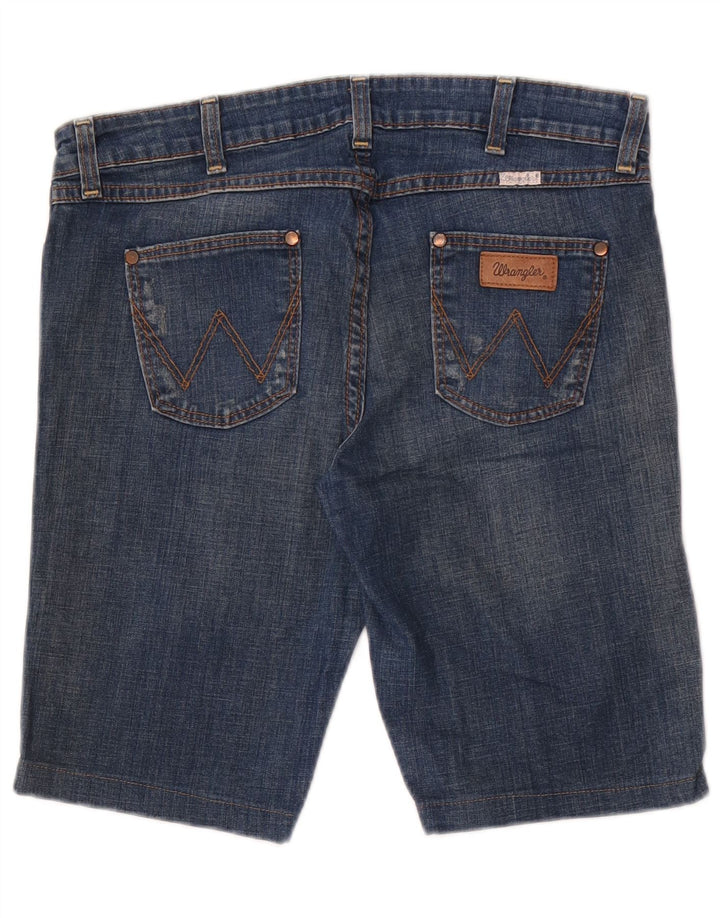 Ανδρικό τζιν σορτς Wrangler Iris W31 μεσαίο μπλε βαμβακερό