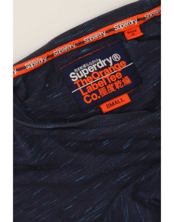 Ανδρικό T-shirt Superdry Top Small Navy Blue Flecked
