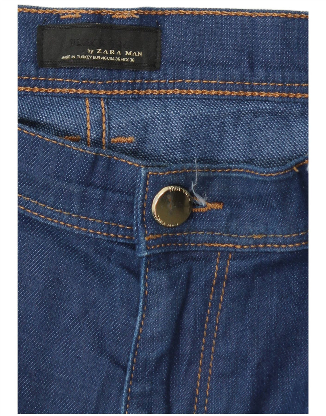 Zara Ανδρικό Slim Jeans EU 46 XL W36 L34 Blue