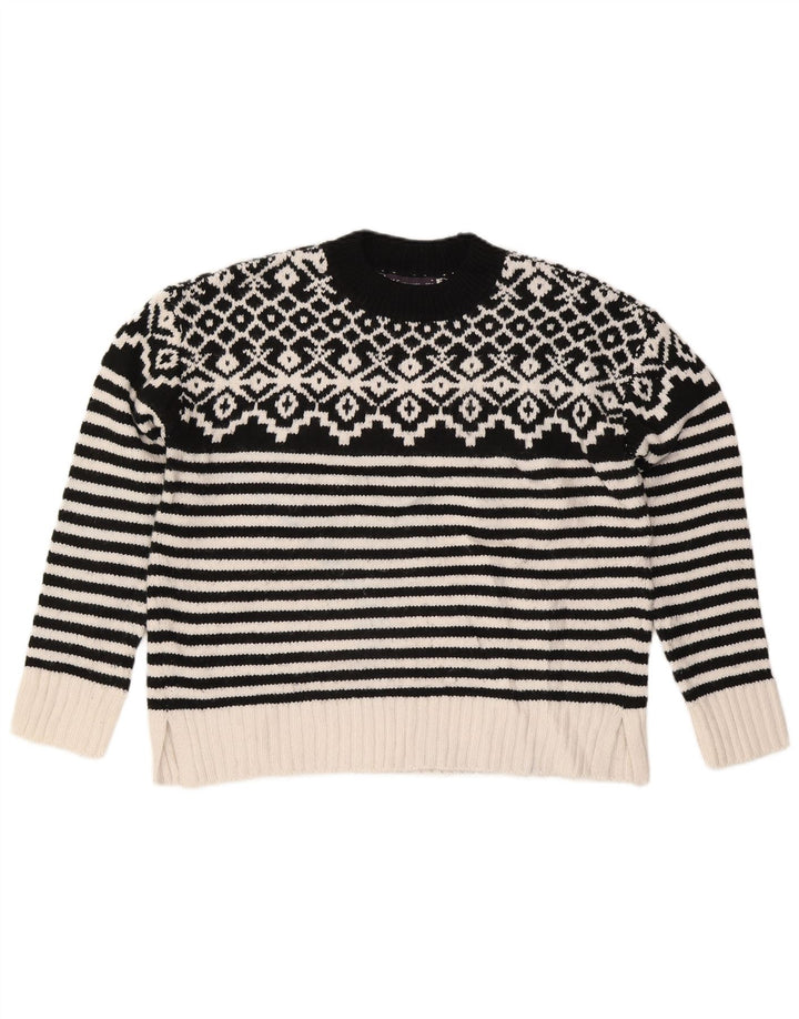 Marks & Spencer Γυναικείο πουλόβερ με λαιμόκοψη UK 14 Medium Black