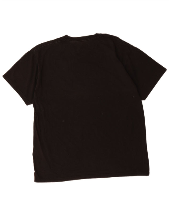 Ανδρικό γραφικό T-Shirt Vans Top μεγάλο μαύρο βαμβακερό