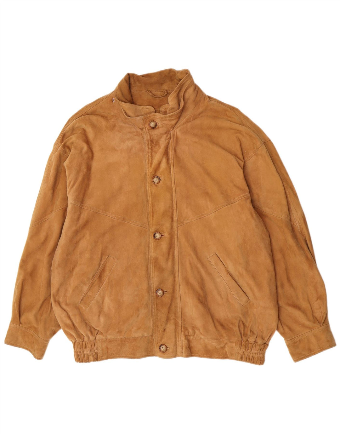 Christian Berg Ανδρικό Suede Bomber Jacket IT 56 3XL Καφέ Δερμάτινο