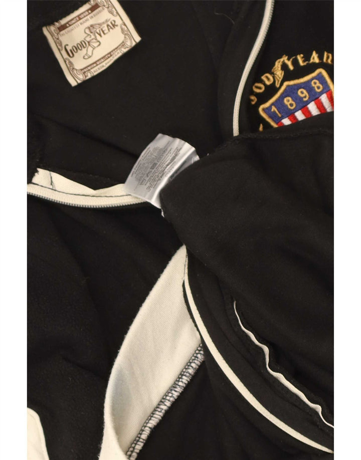 Good Year Γυναικείο Fleece Jacket UK 10 Small Black Colourblock Polyester