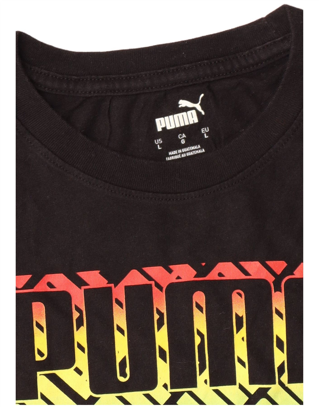 Ανδρικό γραφικό T-Shirt PUMA Top Large Μαύρο